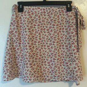 AE Whimsical Fairycore Wrap Skirt S Cottagecore Dainty Garden Girl Beachy Boho